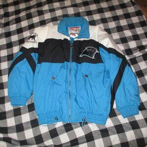 90s Vintage Nutmeg CAROLINA PANTHERS Puffer Jacket  XL